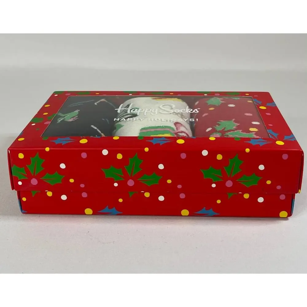 Happy Socks Gift Box 3 Pack Multicolor US M 8 to 12 US W Size 10 to 12 1/2